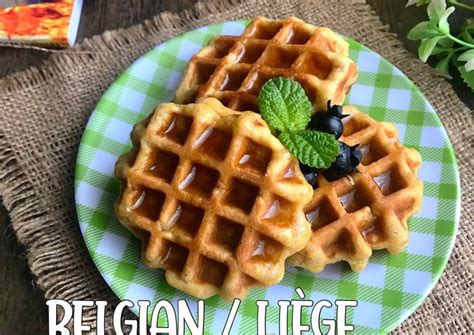 Resep Waffle Liege